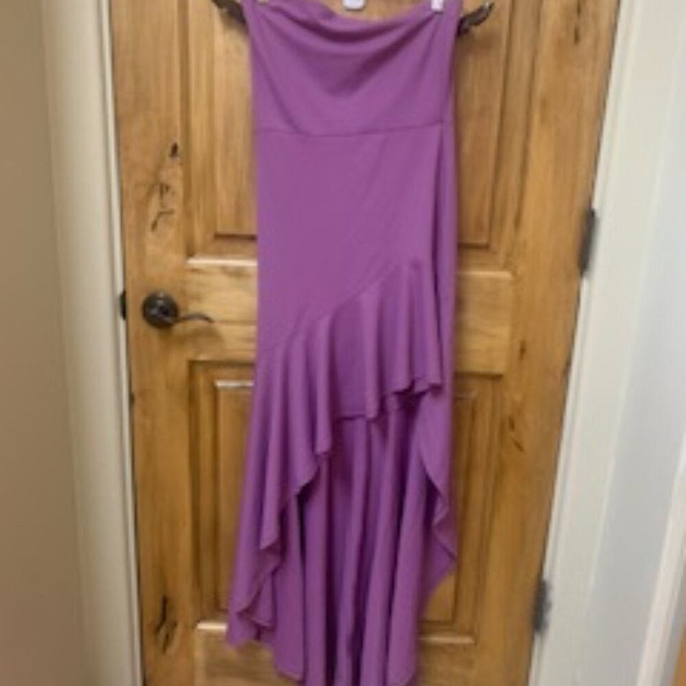 Susana Monaco Tube Ruffle Dress-Grape Jam (Purple) NWT- Medium